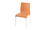 Sedia Stuhl Melanie wei&szlig; 133693 Alu/Kunstst