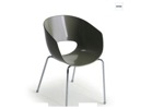 Sedia Stuhl Cosmo 143893 Metall/ Kunststoff weiß