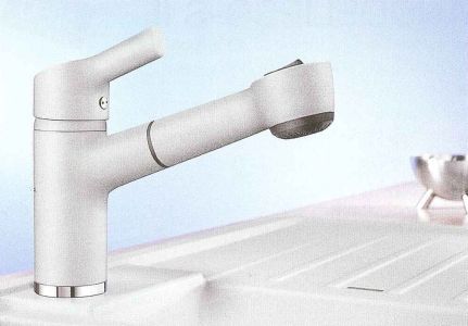 Blanco Armatur Elipso-S II Silgranit 514870 seidengrau
