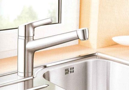 Blanco Armatur Elipso-F II 514913 chrom Vorfenster