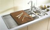 Blanco Einbausp&uuml;le Axis 6S-I Edelst. seidengl. ab60cm L