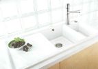 Blanco Einbauspüle Axia 6 S Silgranit weiß ab60cm links
