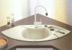 Blanco Eckspüle Cosmo 5S Silgranit jasmin 90x90 o. 50cm