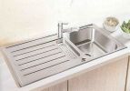 Blanco Einbausp&uuml;le Lantos 5 S Edelst. B&uuml;rstfinish 50cm