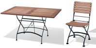 Set Weekend Klapptisch 80x120 cm und 4 Klappstühle