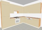 Nolte K&uuml;che L&auml;nge 280cmx230cm Design Nova Lack L15H61