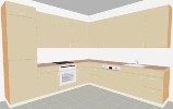 Nolte K&uuml;che L&auml;nge 295cmx275cm Design Nova Lack L17H48