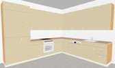 Nolte K&uuml;che L&auml;nge 325cmx275cm Design Nova Lack L22H47