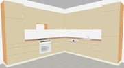 Nolte K&uuml;che L&auml;nge 330cmx320cm Design Nova Lack L21H01