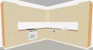 Nolte K&uuml;che L&auml;nge 330cmx325cm Design Nova Lack L21H02