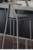 Sedia Hocker Astra 4195002 Metall/ Leder schwarz SH75cm