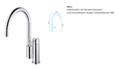 Sedia Armatur Mara chrom 020805
