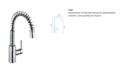 Sedia Edelstahlarmatur Steel b 020455