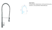 Sedia Edelstahlarmatur Steel Gastro 020456