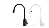 Sedia Armatur Eve grande LED Auszug schwarz verchromt