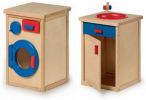 Set Küchenzeile: Waschmaschine und Küchenspüle